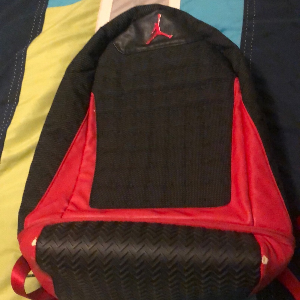 Jordan 13 bred bookbag